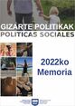 Memoria 2022 del Departamento de Políticas Sociales